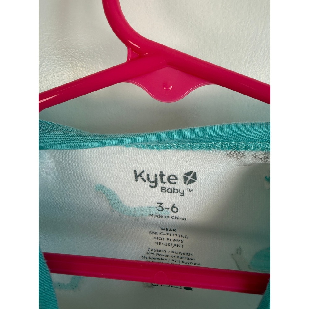 Kyte Baby Crawl Bamboo Shortall Romper 3-6 Months - Picture 5 of 6